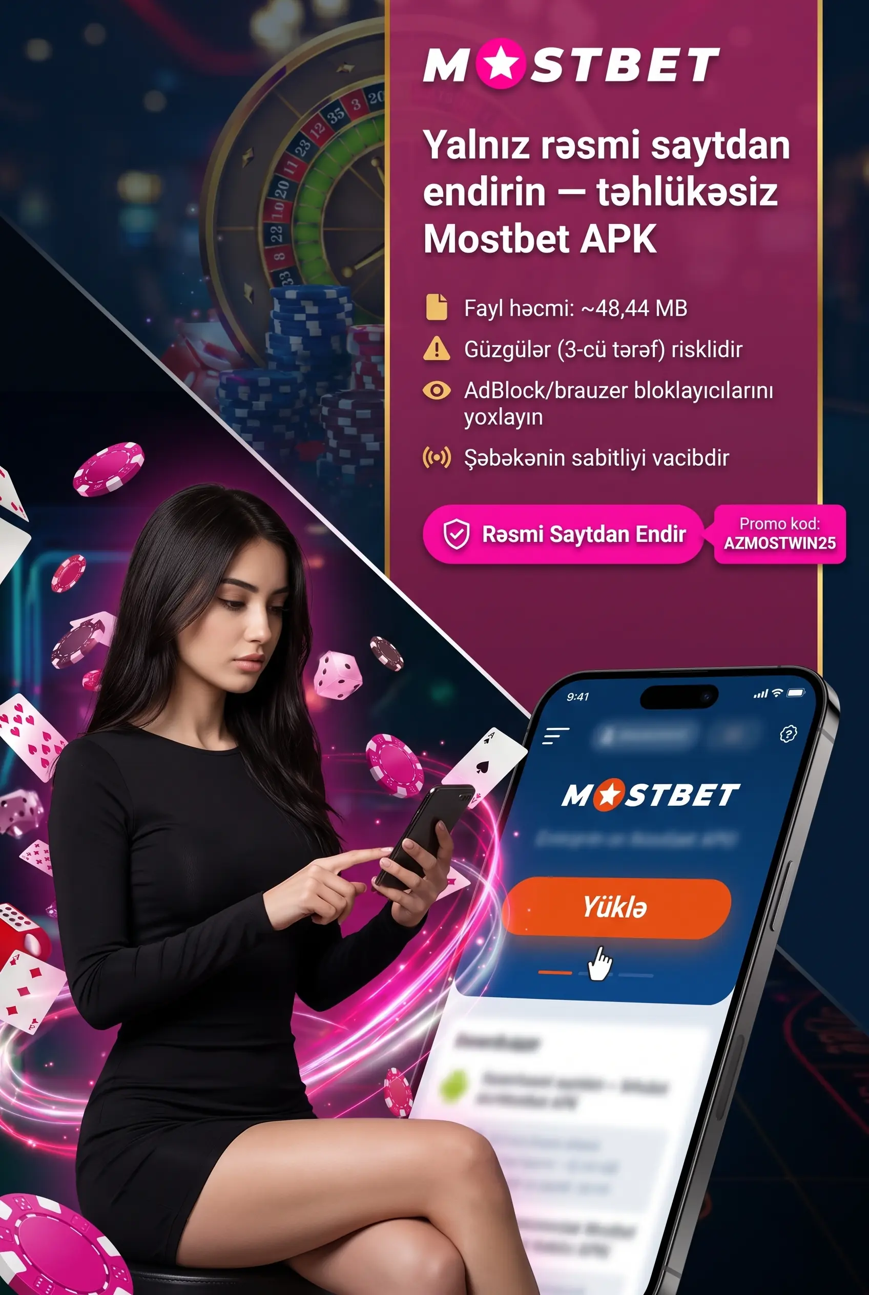 Mostbet APK yüklə